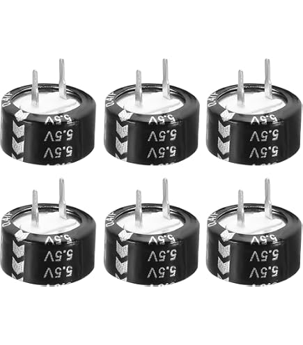 Amazon.co.jp: 2 個 3.0V CDA 3V ファラッドコンデンサ 1F 2F 3.3F 5F